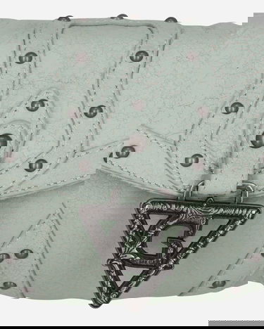Håndtaske GUESS Crackled Leather Shoulder Bag Grøn | W5GZ02L0R10 F8CR, 5