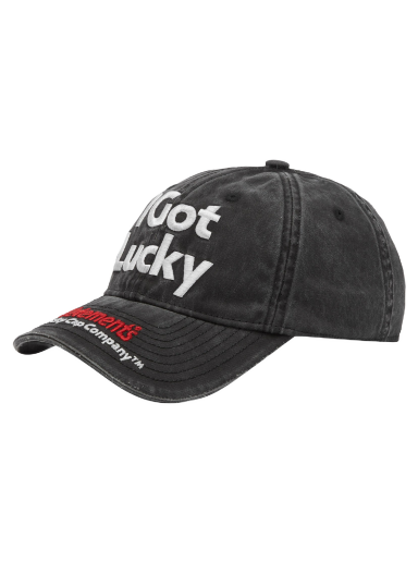 Kasket VETEMENTS Lucky Cap Black Sort | UE54CA160B