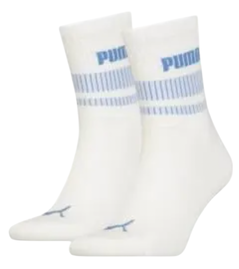 Sokker Puma Puma New Heritage Crew Socks 2 Pack Hvid | 701224288-002