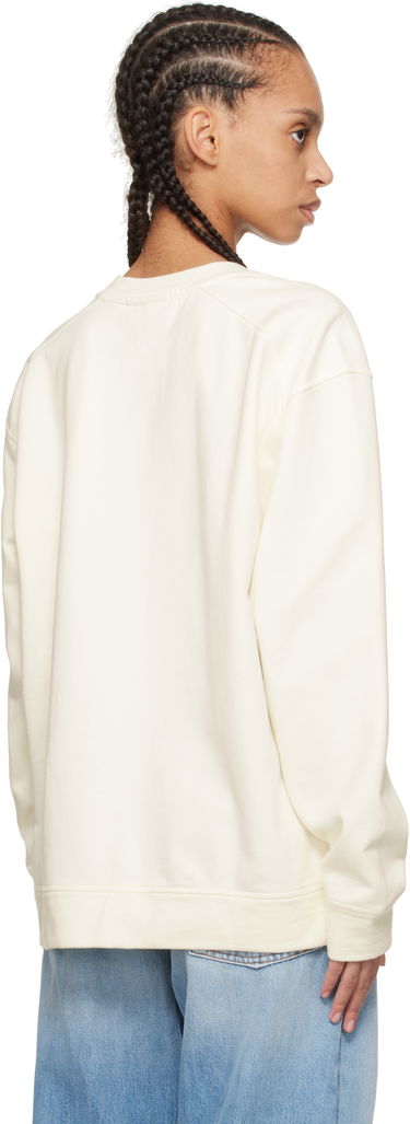 Sweatshirt GANNI GANNI Isoli Kittens Drop Shoulder Sweatshirt Beige | T4163, 2