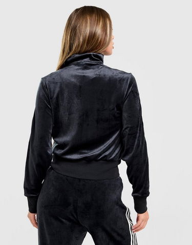 Træningsdragt adidas Originals Velvet Firebird Track Top Sort | KD3956, 3