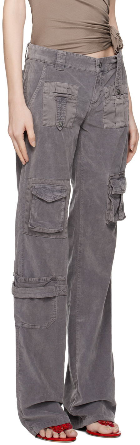 Cargo bukser Blumarine Cargo Pocket Trousers Grå | A322P101A, 1