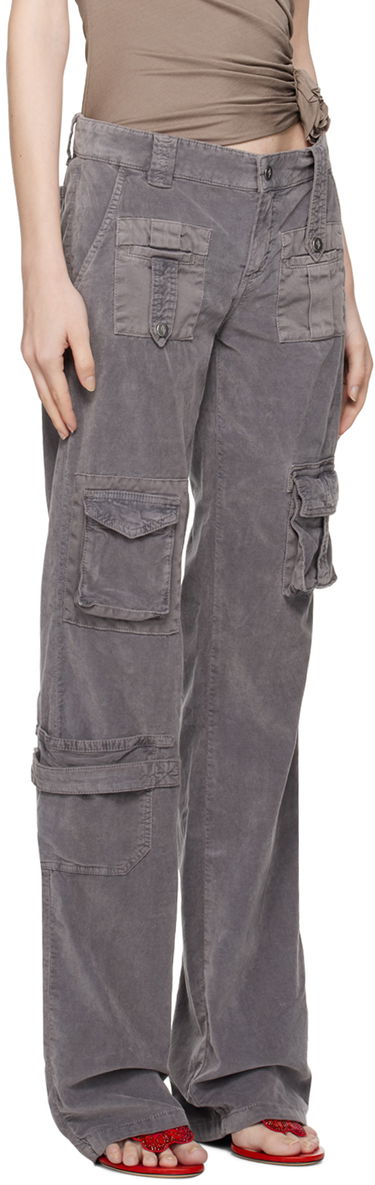 Cargo bukser Blumarine Cargo Pocket Trousers Grå | A322P101A, 1