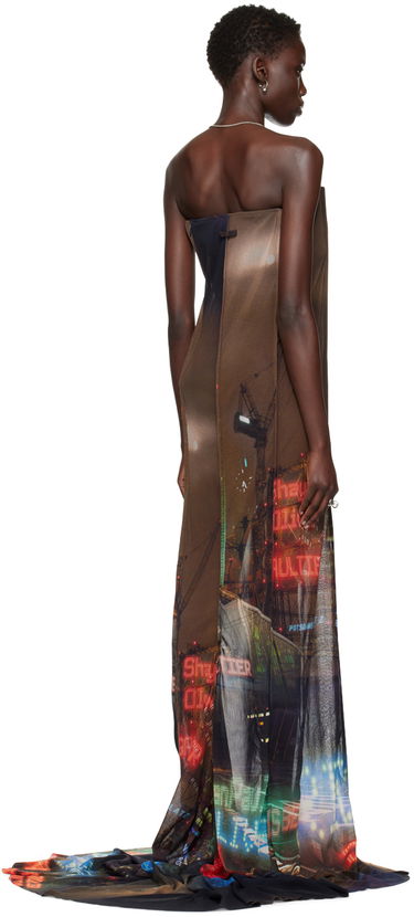 Kjole Jean Paul Gaultier Shayne Oliver Edition Maxi Dress Flerfarvet | 24/27-F-RO181-T551-60405030, 2