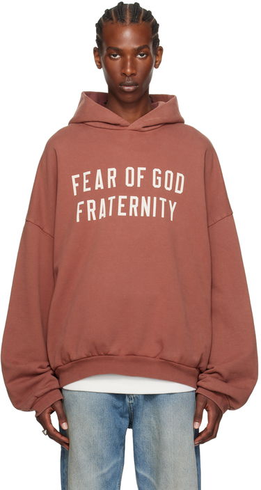 Sweatshirt Fear of God Heavyweight Fraternity Hoodie Bourgogne | 192BT244816F, 0