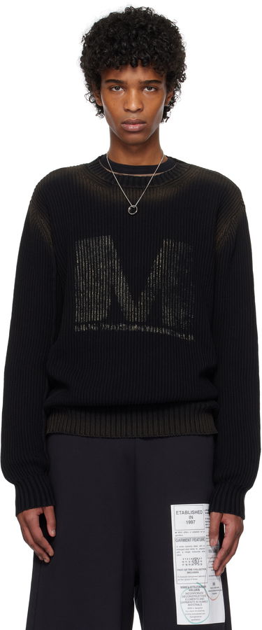 Sweater Maison Margiela MM6 Maison Margiela Crewneck Sweater Sort | SH0HL0024 M13079, 0
