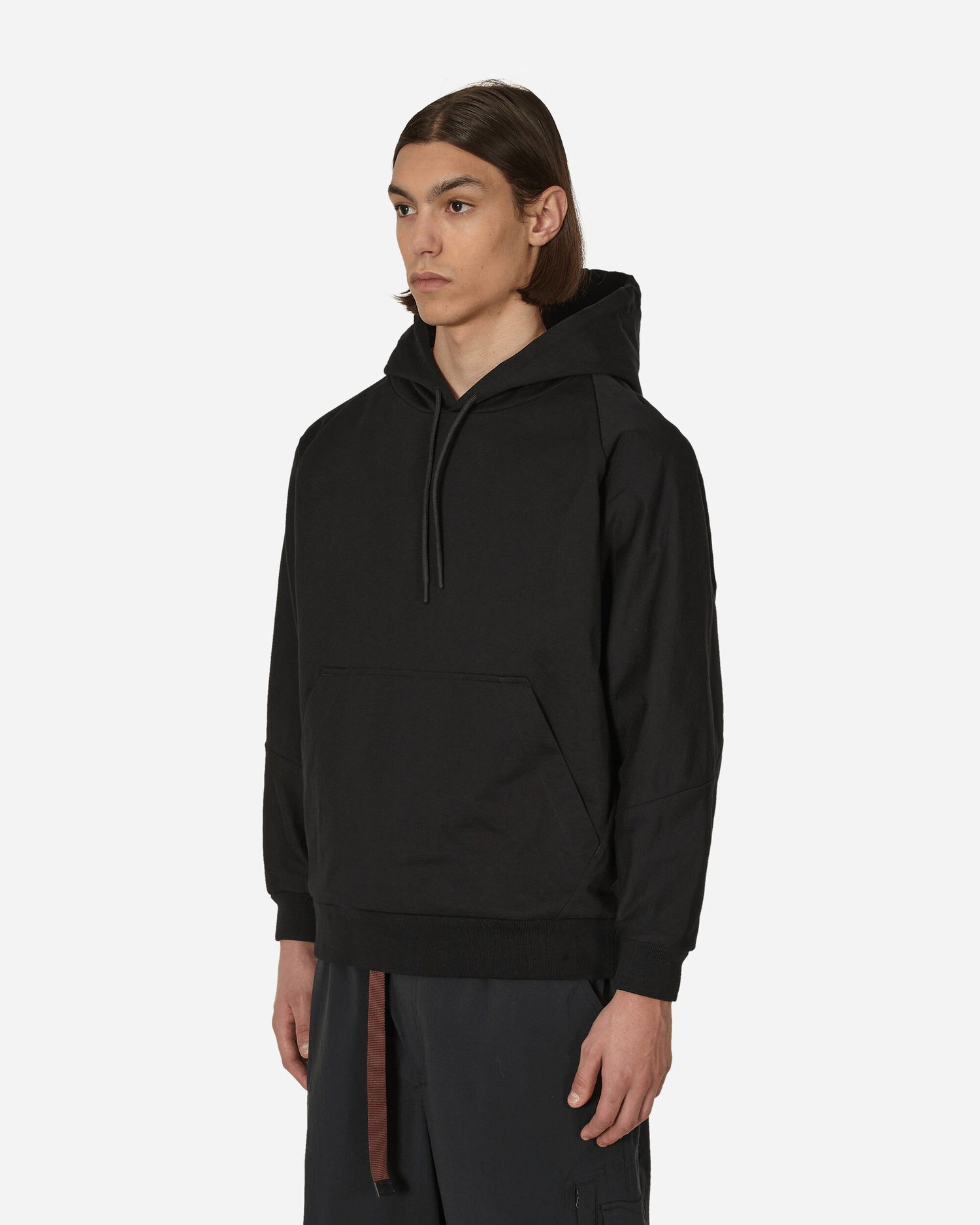 Sweatshirt Nike Knit Hoody Sort | DR5406-010, 1