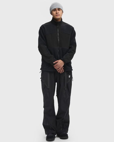 Bomberjakke Snow Peak Double Face Fleece Jacket Sort | SW-24AU007-BLACK, 1