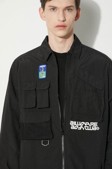 Skjorte BILLIONAIRE BOYS CLUB Billionaire Boys Club Multi Pocket Overshirt Sort | B24239, 4