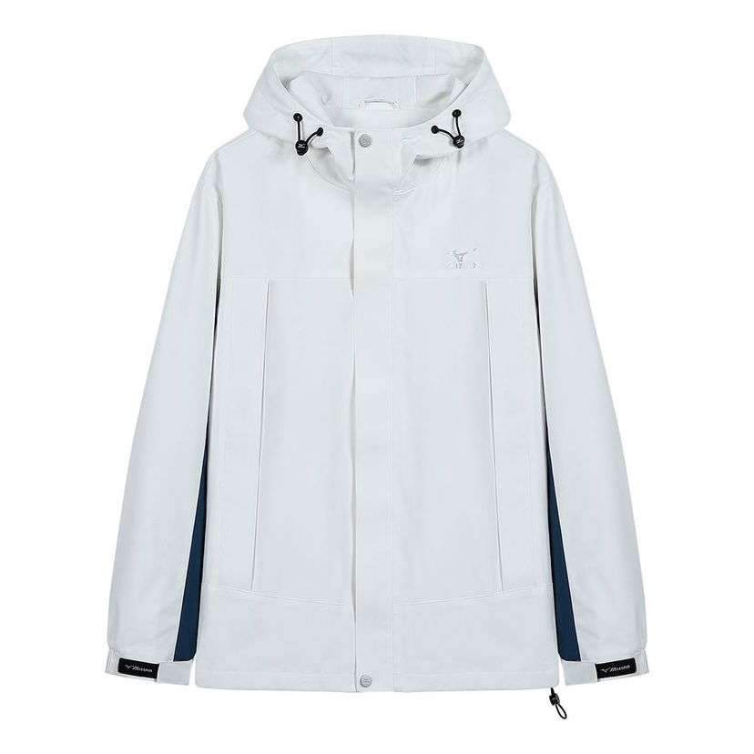 Vindjakke Mizuno Windbreaker Jacket Hvid | A2CE3116