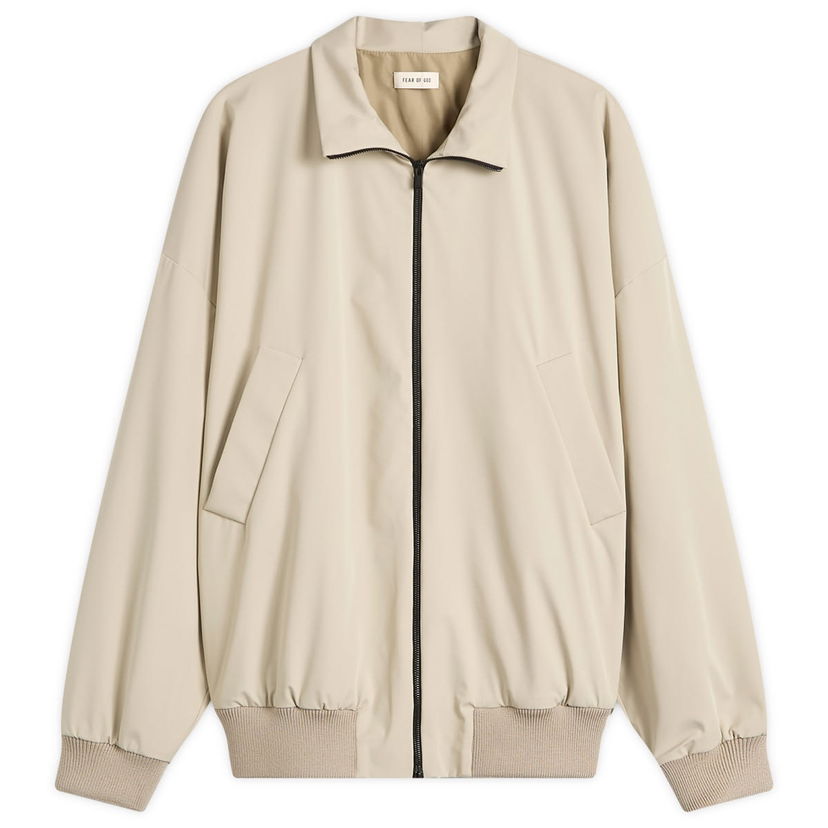 Bomberjakke Fear of God Fear Of God High Neck Technical Track Jacket Beige | FGE230-327PON-024