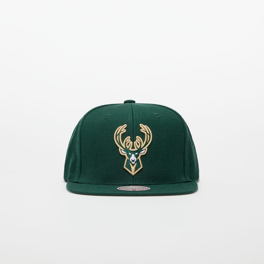 Kasket Mitchell & Ness Snapback NBA Team Ground 2.0 Snapback Bucks Grøn | HHSS3256-MBUYYPPPGREN, 0