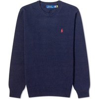 Sweater Polo by Ralph Lauren Crewneck Knit Mørkeblå | 710810846001, 1