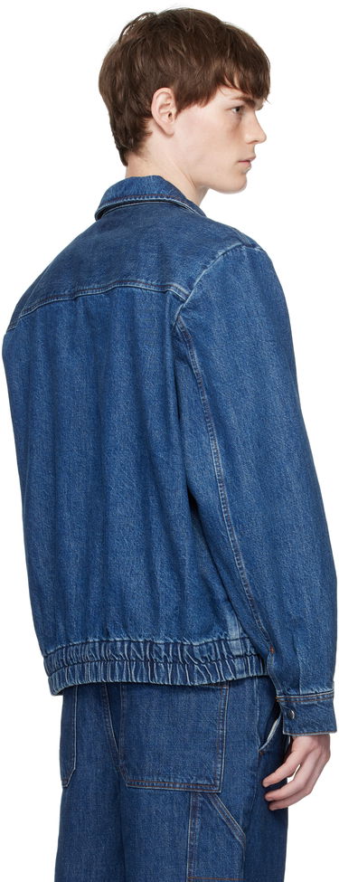 Jakke A.P.C. A.P.C. Fabrizio Zippé Denim Jacket Blå | COHJK-H32015, 2