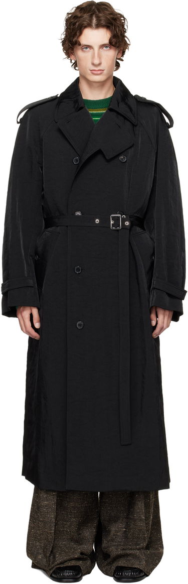 Trenchcoat JW Anderson JW Anderson Double-Breasted Trench Coat Sort | CO0338-PG1818, 0