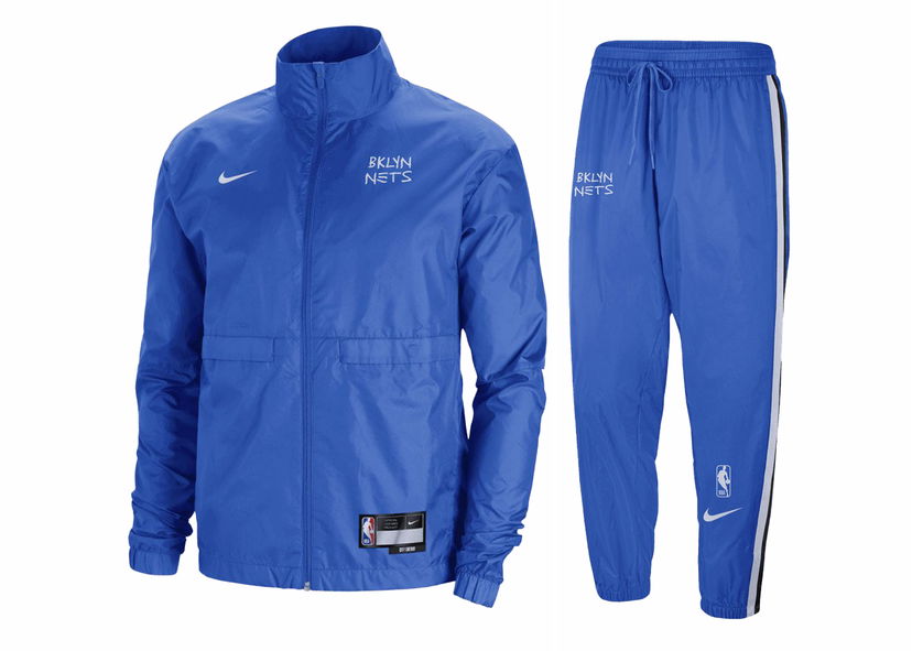 Træningsdragt Nike NBA Brooklyn Nets City Edition Tracksuit Blue Blå | DN9920-463