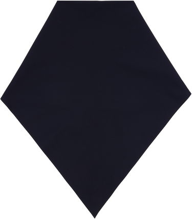 Tørklæde Dries Van Noten Dries Van Noten Solid Cotton Bandana Blå | 252-021307-2295, 2