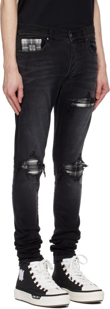 Jeans AMIRI Quad Plaid MX1 Jeans Blå | AMDNSY1104, 4