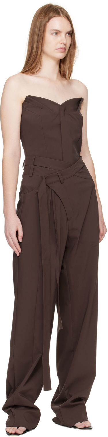 Bukser Ottolinger Ottolinger Signature Wrap Suit Pants Brun | 123-201523-03, 3