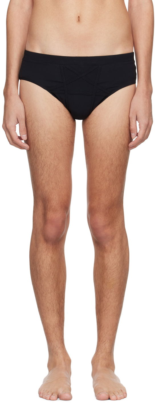 Badetøj Rick Owens Penta Swim Briefs Sort | RU01D3011 NSB, 0