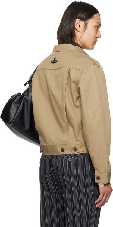Jakke Vivienne Westwood Vivienne Westwood Marlene Cropped Jacket Beige | 2801000E-W011Y-, 2