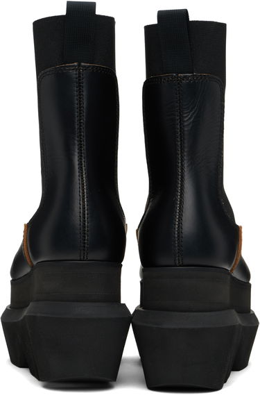 Sneakers og sko sacai Leather Chelsea Boots Sort | SCW-257, 1