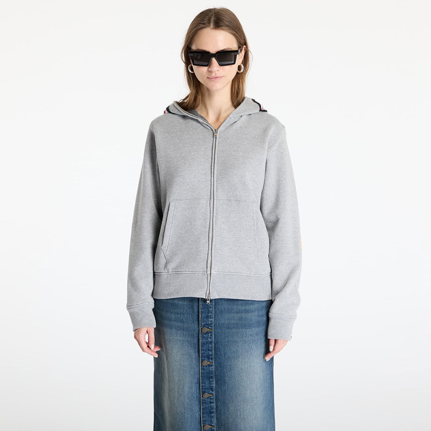 Sweatshirt BAPE A BATHING APE 2nd Shark Full Zip Hoodie Grå | 001ZPK701006M GRA, 0