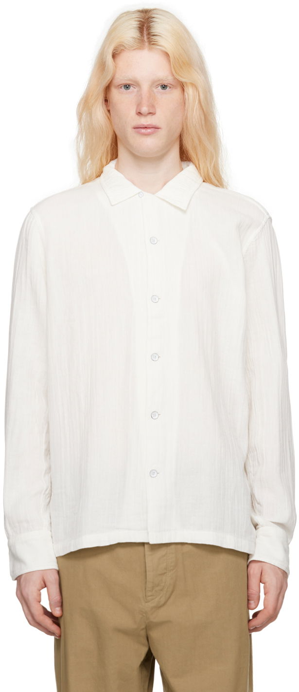 Skjorte rag & bone Rag & Bone Avery Button-Up Shirt Hvid | MBW23HA458LSML