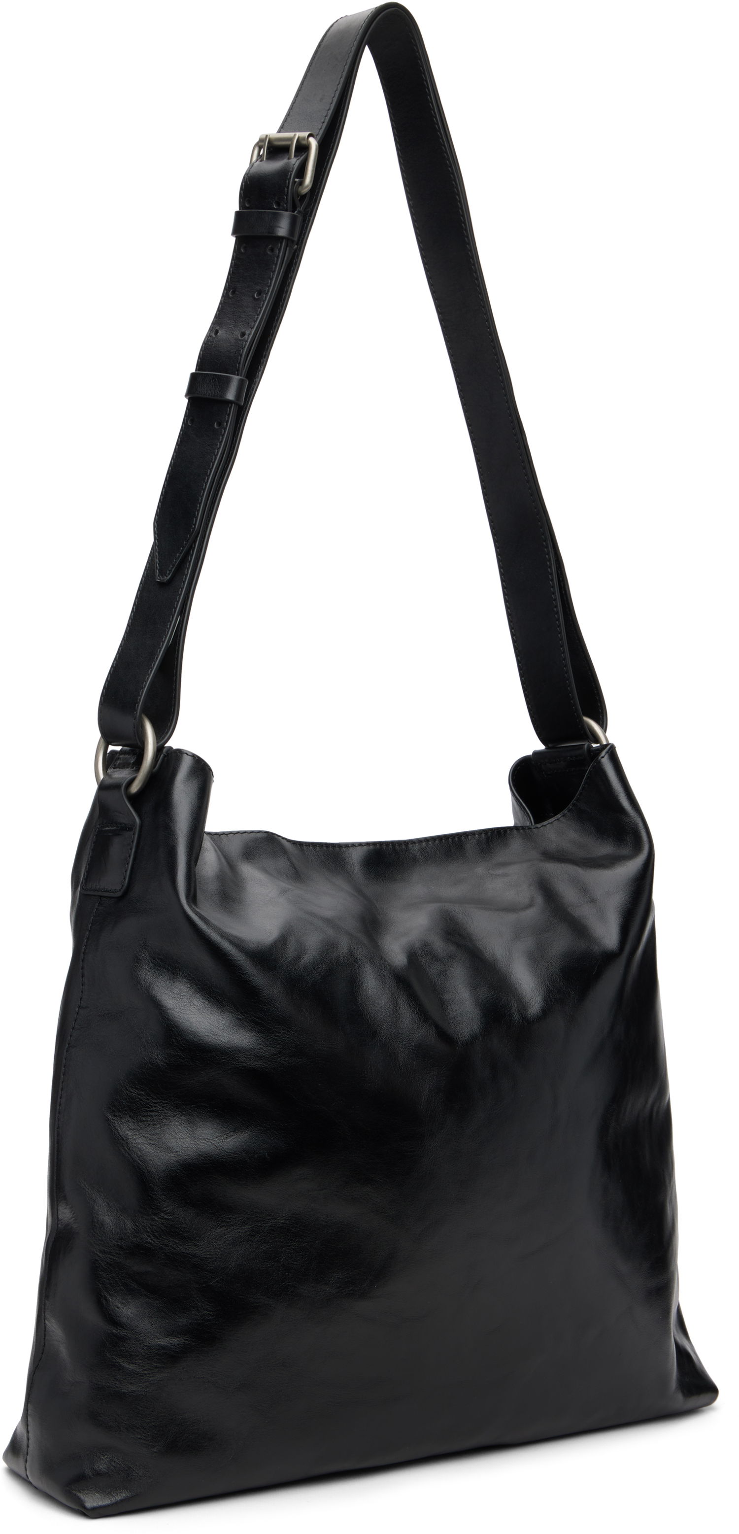 Skuldertaske Dries Van Noten Dries Van Noten Leather Messenger Bag Sort | 252-021516-151, 1