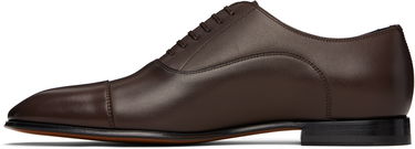 Tøj og tilbehør BOSS BECKHAM x BOSS Polished Leather Oxford Shoes Sort | 50546774, 3