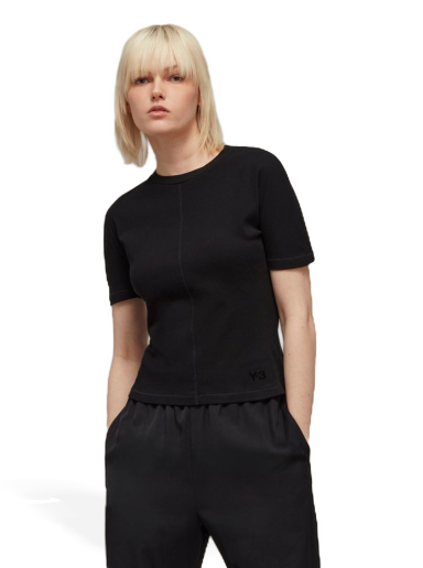 T-shirt Y-3 Fitted Tee Sort | HY1249