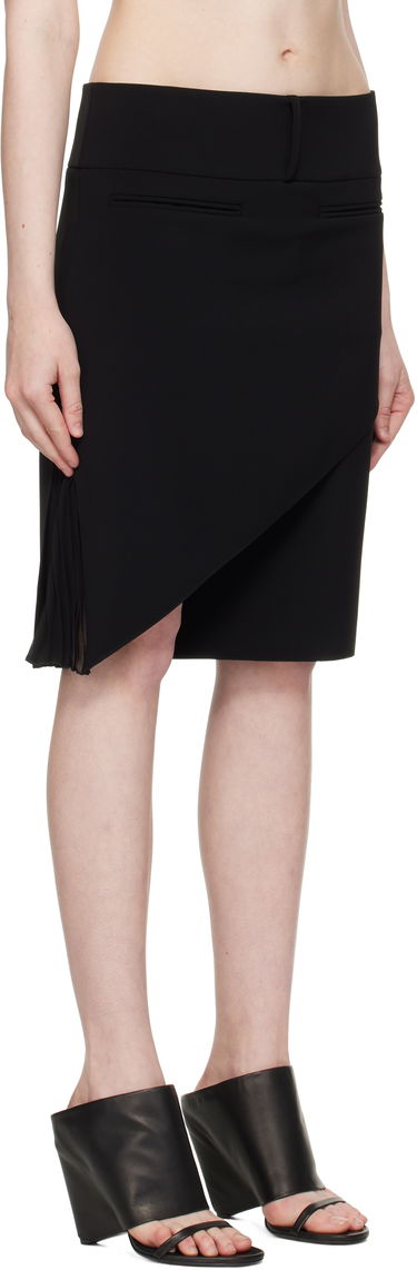 Nederdel Courrèges Courrèges Infinity Pleats Miniskirt Sort | 225CJU262PL0159, 1