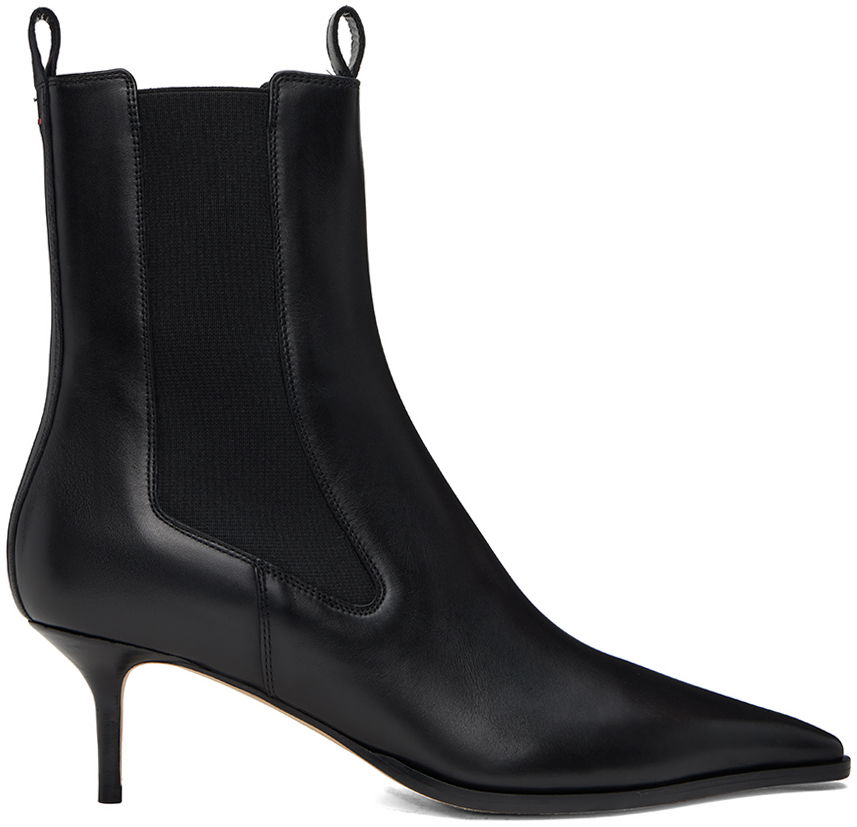Tøj Aeyde Aeyde Valeria Chelsea Boots Sort | A11-AB-VLAP55ST107-FW24-800-001, 0