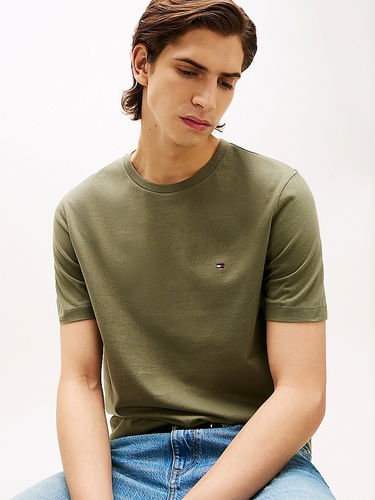T-shirt Tommy Hilfiger Tommy Hilfiger Essential Regular Fit T-Shirt Grøn | MW0MW39995PLI, 2