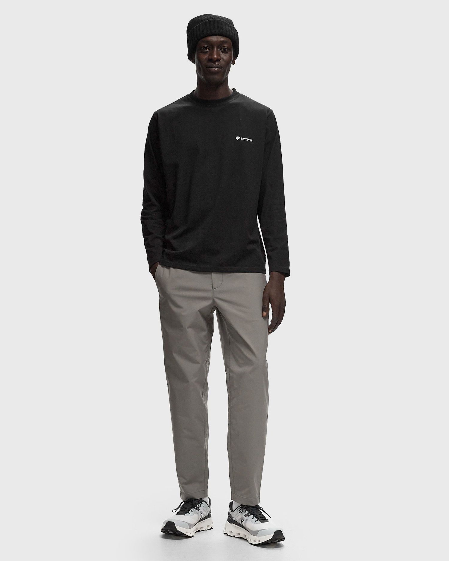 Bukser Snow Peak Double Weave Casual Pants Grå | PA-24AU005-SLATEGREY, 1