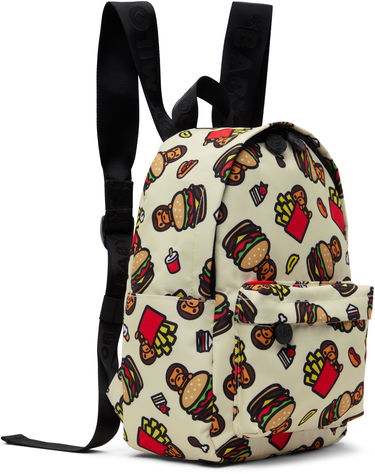 Rygsæk BAPE BAPE Fast Food Mini Backpack Beige | 0MXBGW4279XXO, 1