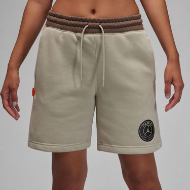Shorts Jordan Jordan Paris Saint-Germain Wmns Fleece 7" Shorts Stone Beige | DZ3269-230, 1