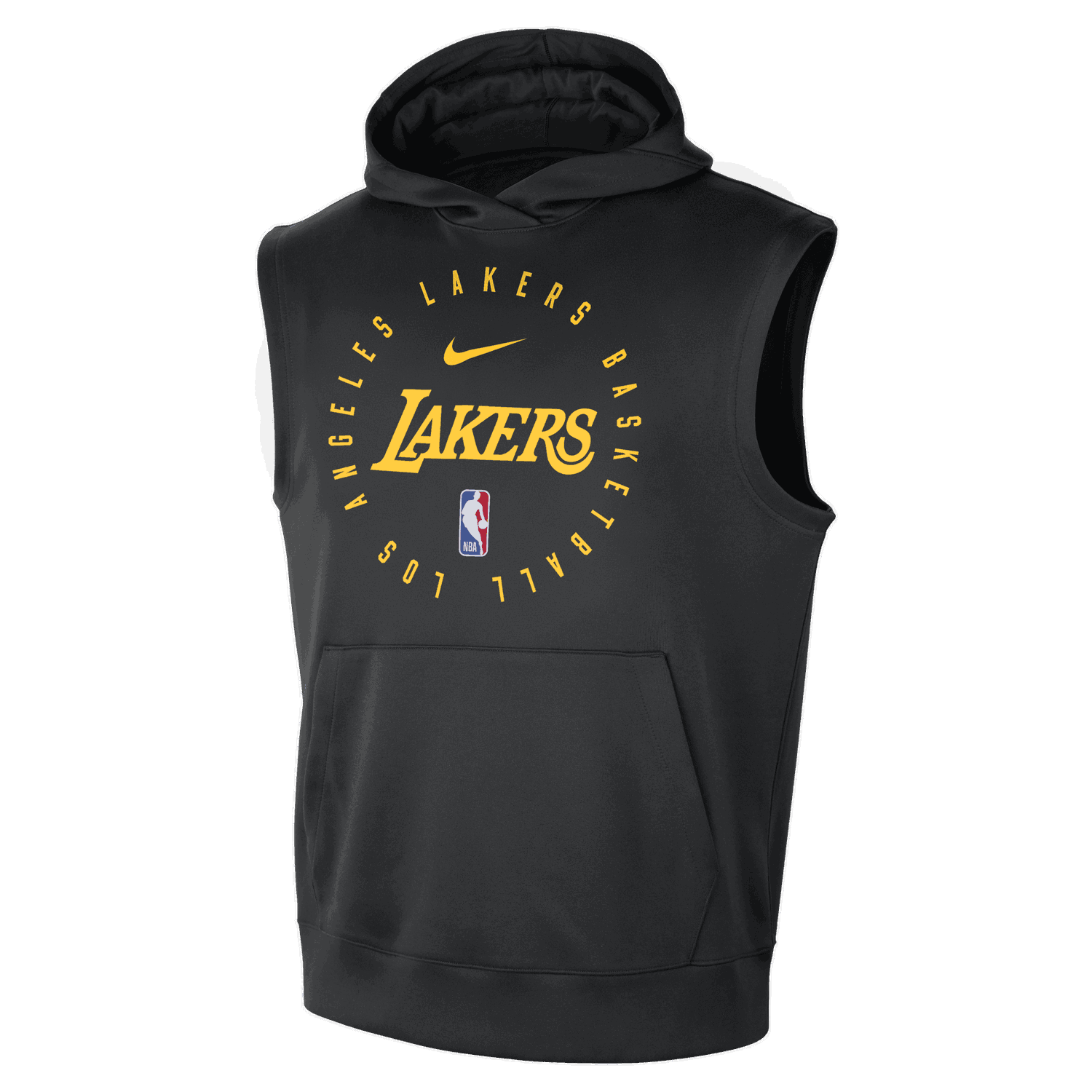 Sweatshirt Nike NBA Dri-FIT Los Angeles Lakers Spotlight Hoodie Sort | HJ9173-010, 0