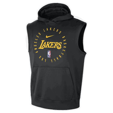 Sweatshirt Nike NBA Dri-FIT Los Angeles Lakers Spotlight Hoodie Sort | HJ9173-010, 0
