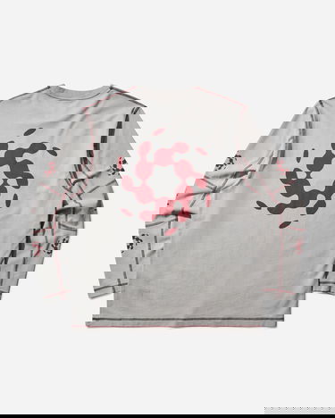 T-shirt ROA Info Stitch Organic Longsleeve T-Shirt Grå | RBMW0543JY56 GRY0004, 0