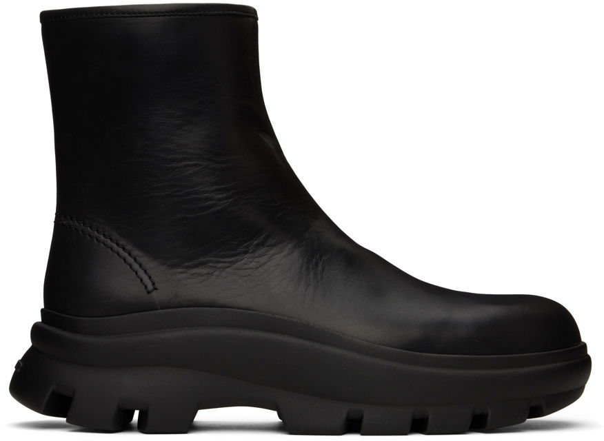 Sneakers og sko Jil Sander Jil Sander Zip Boots Sort | J33WU0007_P4942, 0