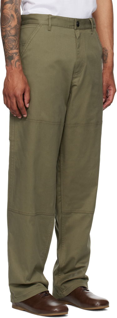 Bukser Moncler Moncler Gabardine Trousers Grøn | K20912A00003598R1, 1