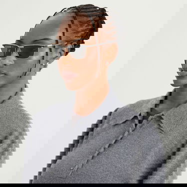 Solbriller Saint Laurent Joe Rectangular Metal Frame Sunglasses Metalisk | SL-795-JOE-003, 6