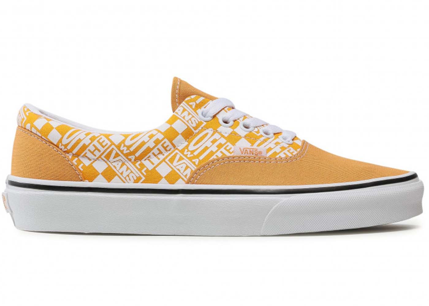 Sneakers og sko Vans Era Off The Wall Gold White Orange | VN0A54F13S61, 0