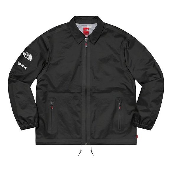 Vindjakke Supreme Summit Outer Tape Seam Coaches Jacket Sort | SUP-SS21-742, 0