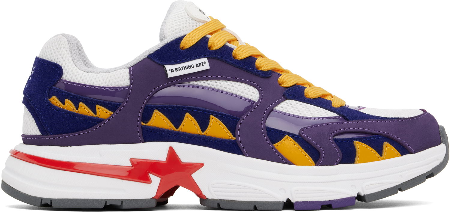 Sneakers og sko BAPE A Bathing Ape Shark STA Lilla | 001FWK201310M, 0