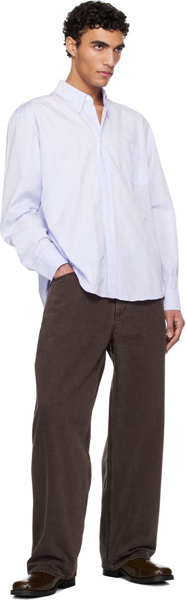 Skjorte OUR LEGACY Our Legacy Beyond Button-Down Shirt Blå | M2252BD, 3