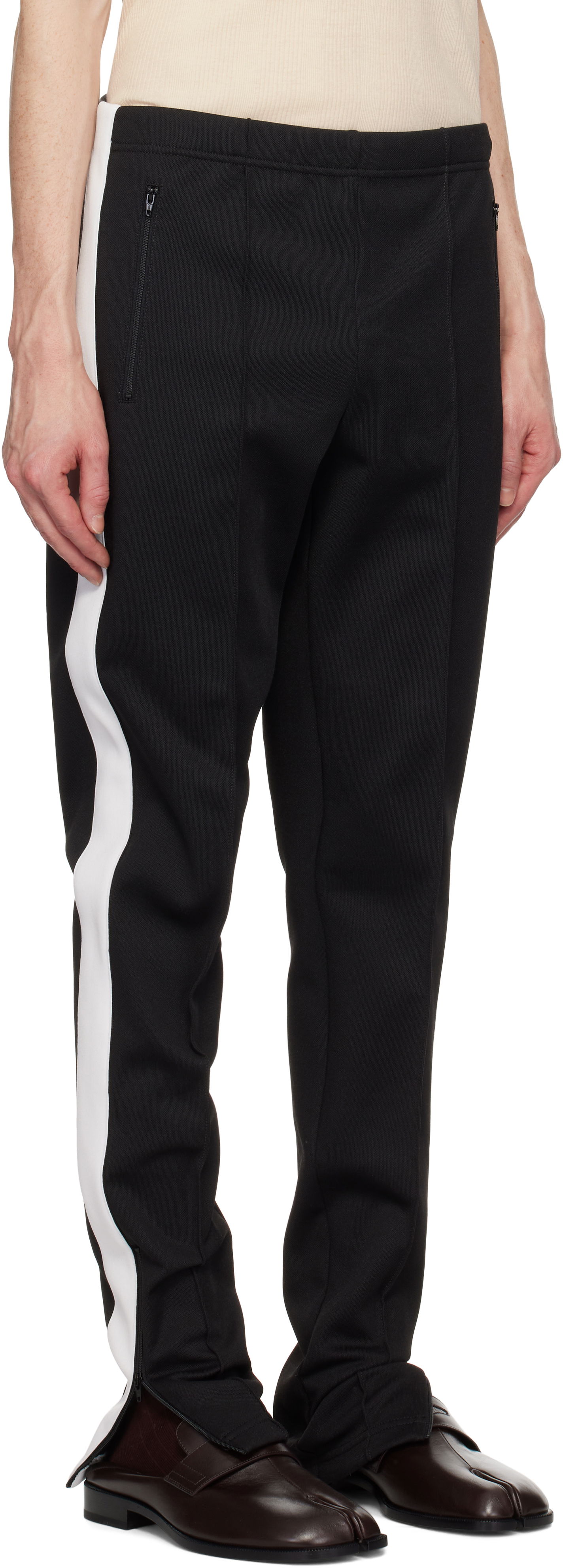 Joggingbukser Maison Margiela Maison Margiela Striped Sweatpants Sort | S50KA0675 S23168, 1