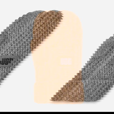 Handsker UGG UGG® Chunky Knit Mittens Brun | 100030-CAM, 0