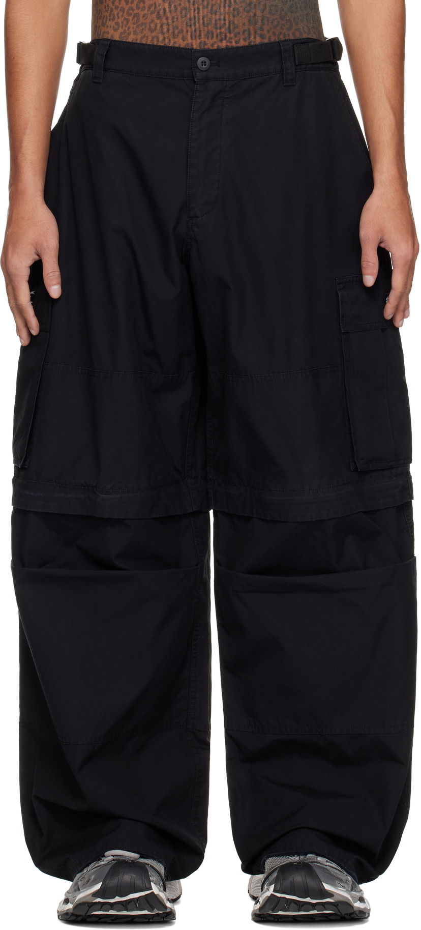 Cargo bukser 032C 032c Intermission Cargo Pants Sort | S25-URW-1001-000